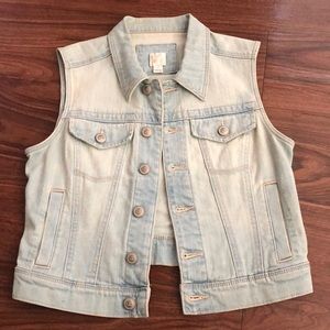 Lauren Conrad denim vest